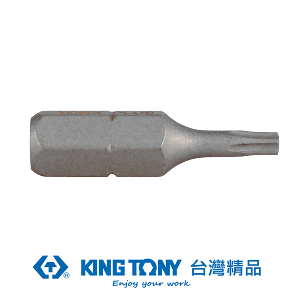 KING TONY 金統立 專業級工具 IPR 30 1/4"五角星型中孔起子頭 KT102530V(三支/組)