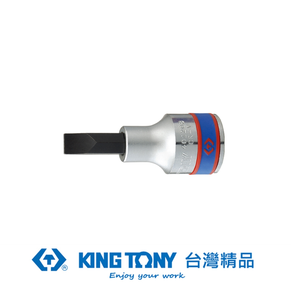 KING TONY 金統立 專業級工具 1/2"DR .一字起子頭套筒 KT402214