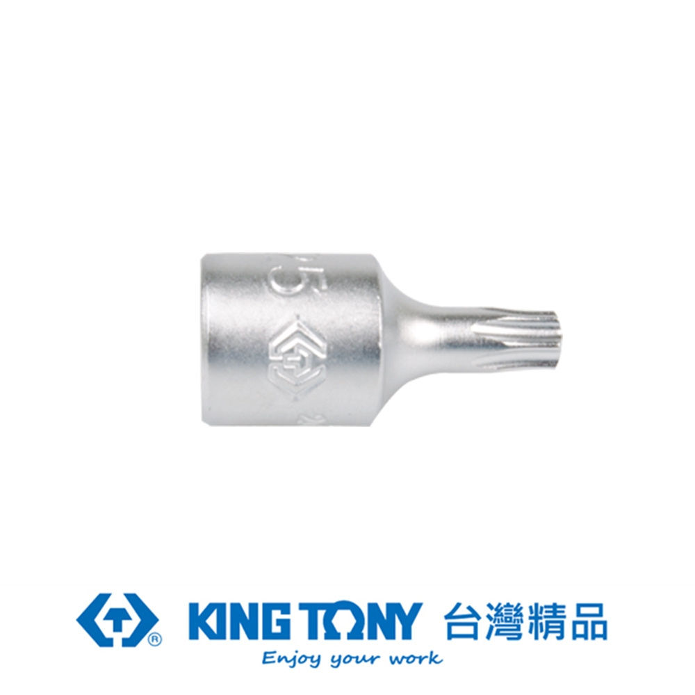 KING TONY 金統立 專業級工具 1/4"DR.六角星型起子頭套筒 T9 KT201309X