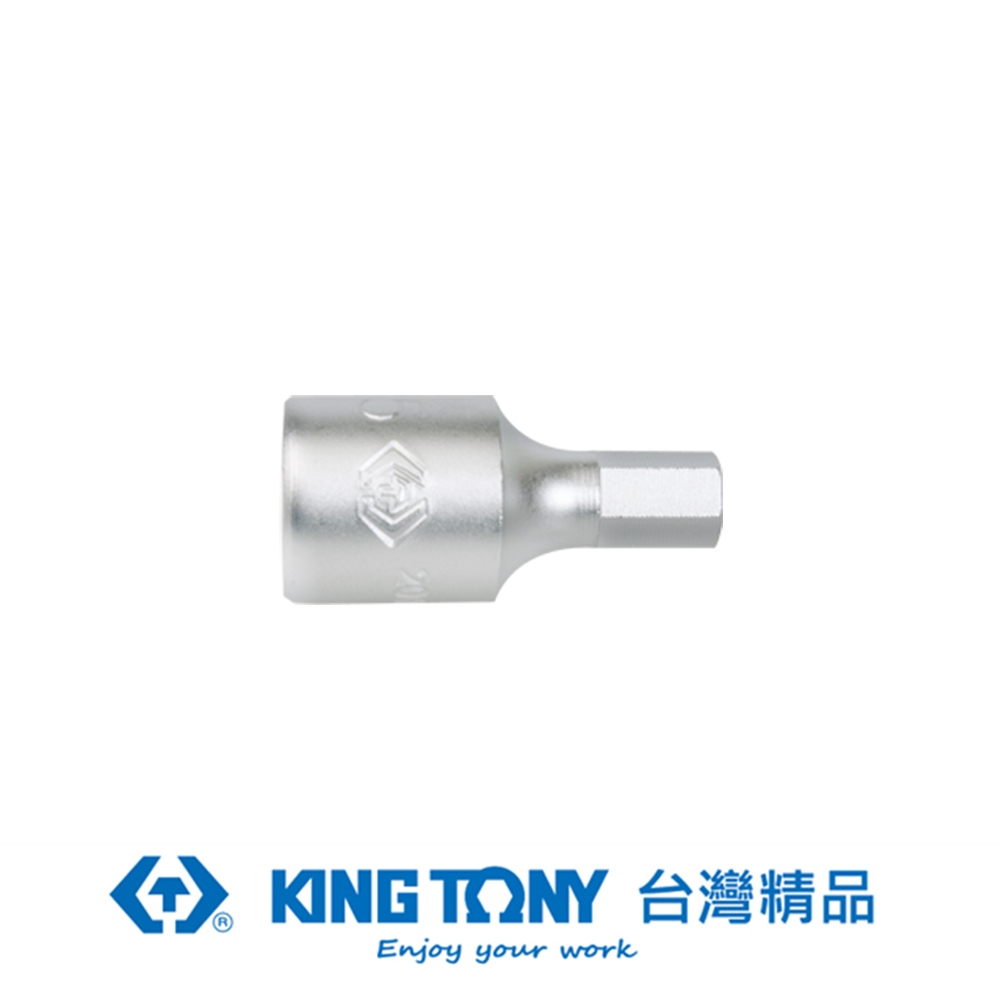 KING TONY 金統立 專業級工具 1/4 DR. 六角起子頭套筒 3/8’’ KT201512SX