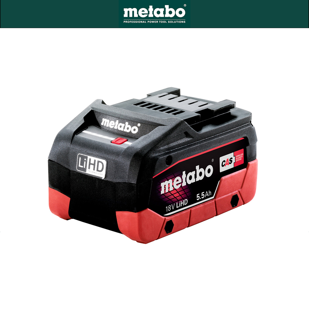 metabo 美達寶 18V高密度鋰電池 18V LIHD BATTERY PACKS 5.5Ah LiHD