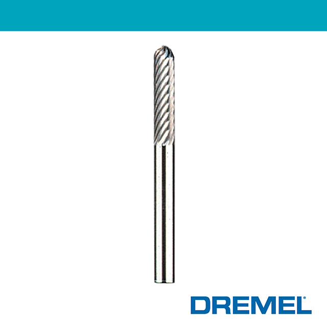 Dremel 3.2mm 圓頭直型碳化鎢滾磨刀 9903
