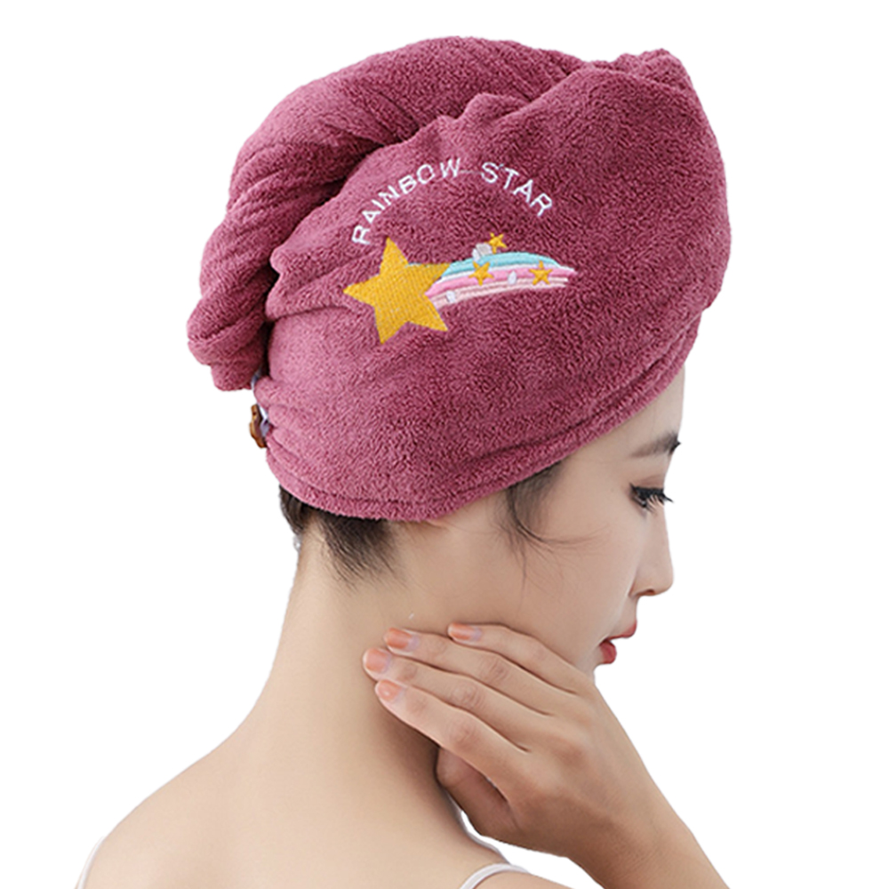 【Mesenfants】3條入-珊瑚絨乾髮巾瞬乾吸水頭巾 浴帽