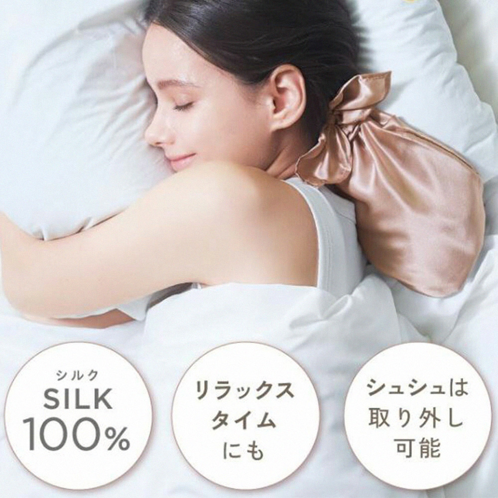 【COGIT】日本 絲綢晚安睡帽 100%真絲 抗毛躁 馬尾護理巾 保濕美髮帽(髮尾款)
