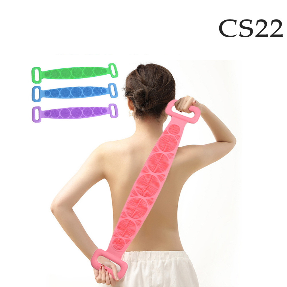 【CS22】矽膠按摩搓澡神器搓澡巾(2條/入)