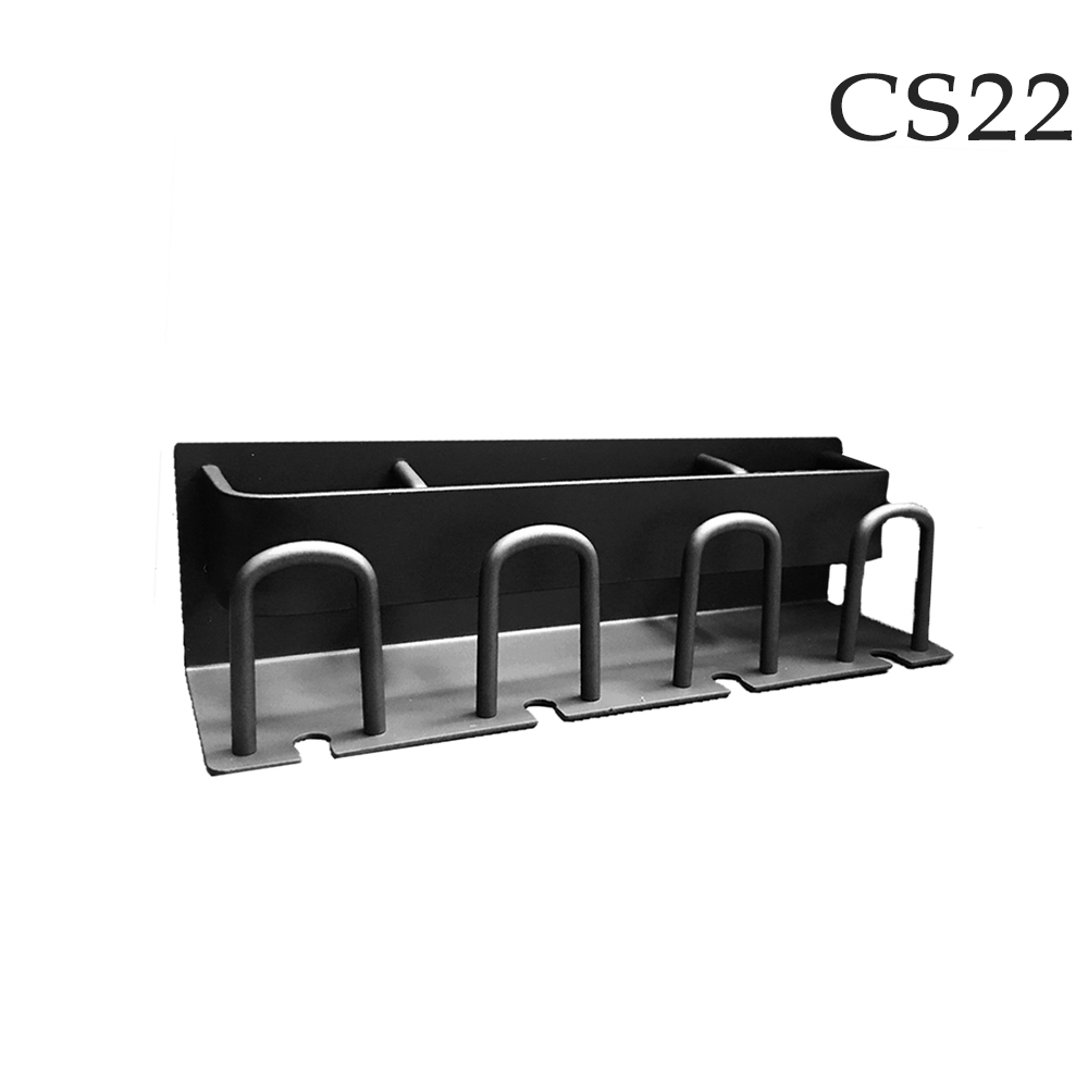 【CS22】高質感壁掛式收納牙刷架