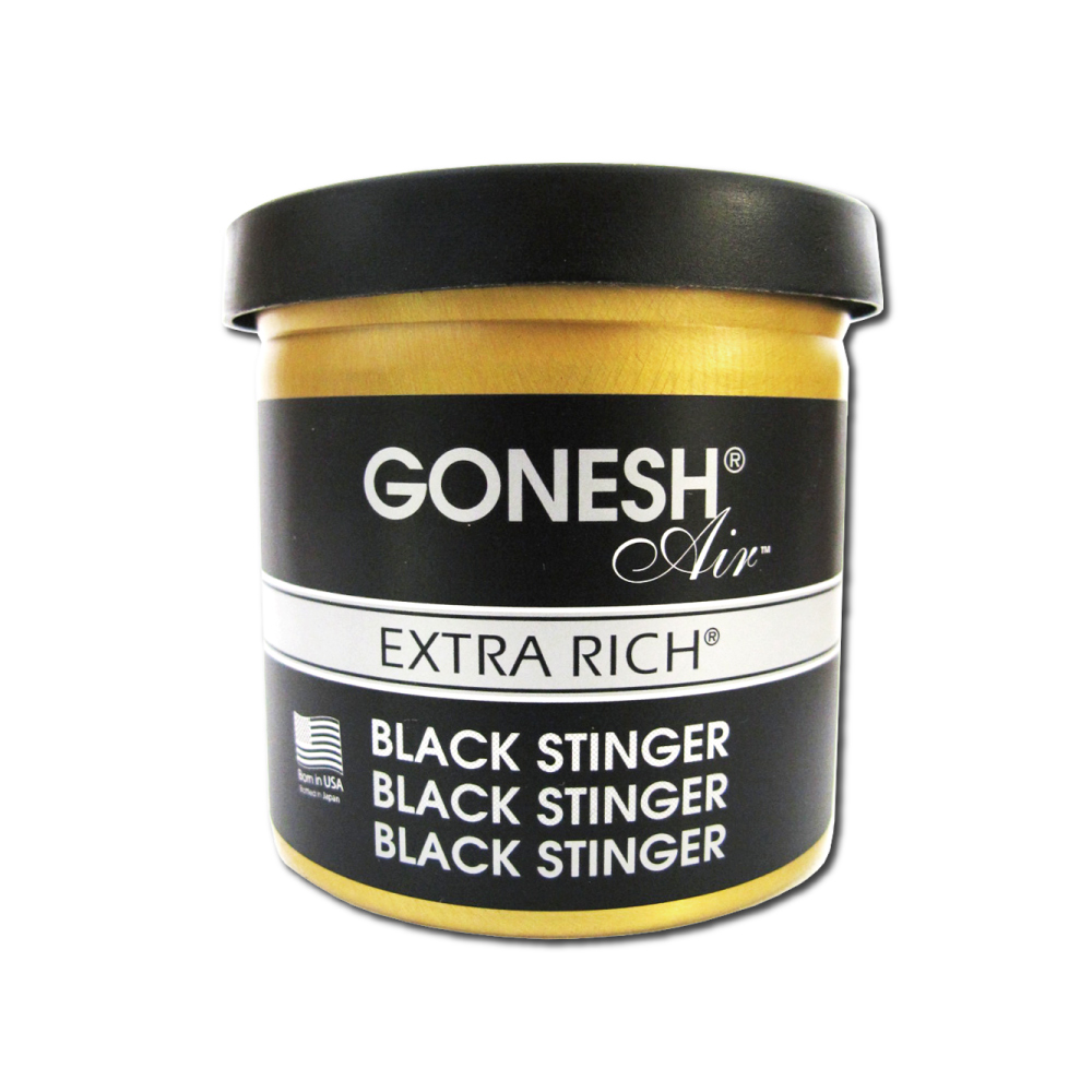 日本GONESH-衛浴香氛固體凝膠空氣芳香劑-BLACK STINGER黑刺78g/罐