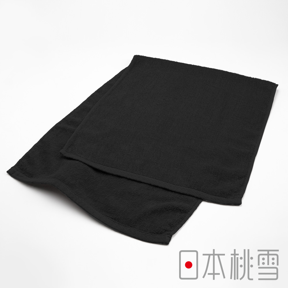 日本桃雪綁頭毛巾(黑色)