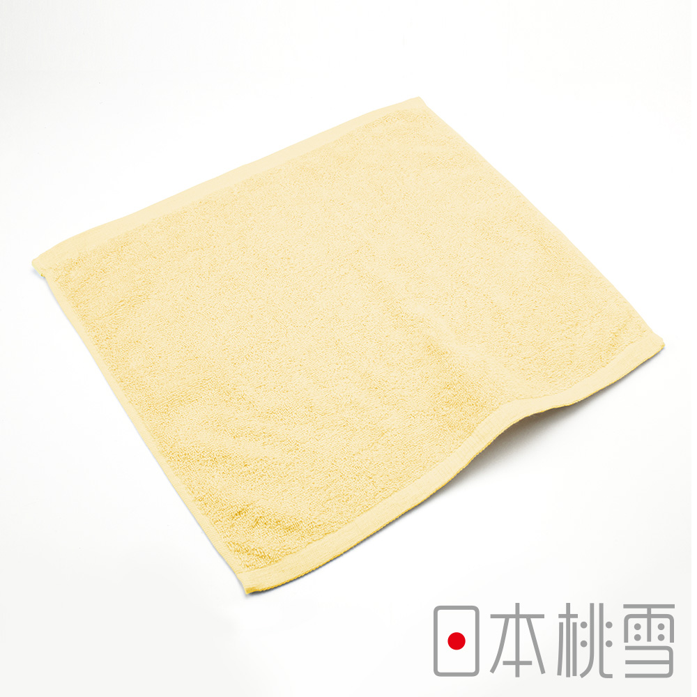 日本桃雪飯店方巾(奶油黃)