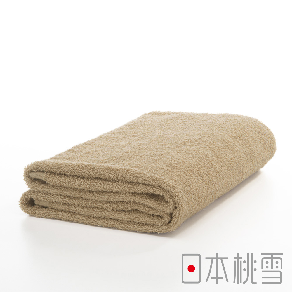 日本桃雪精梳棉飯店浴巾(淺咖)