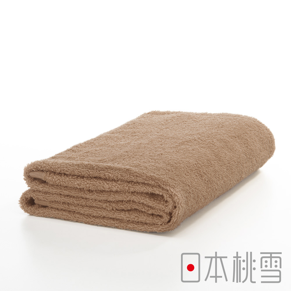 日本桃雪精梳棉飯店浴巾(茶棕)