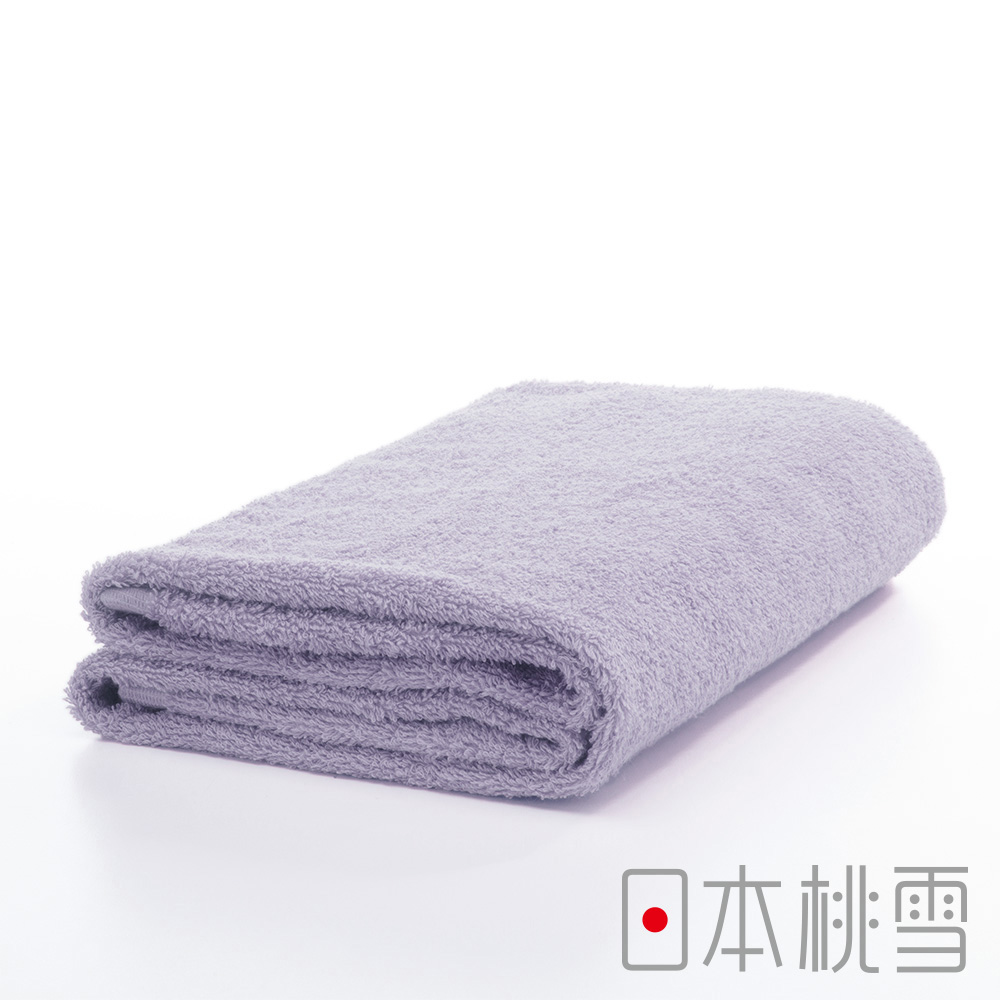 日本桃雪精梳棉飯店浴巾(雪青)