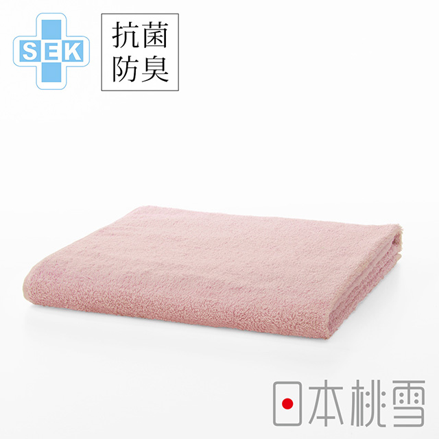 日本桃雪SEK抗菌防臭運動大毛巾(粉紅色)