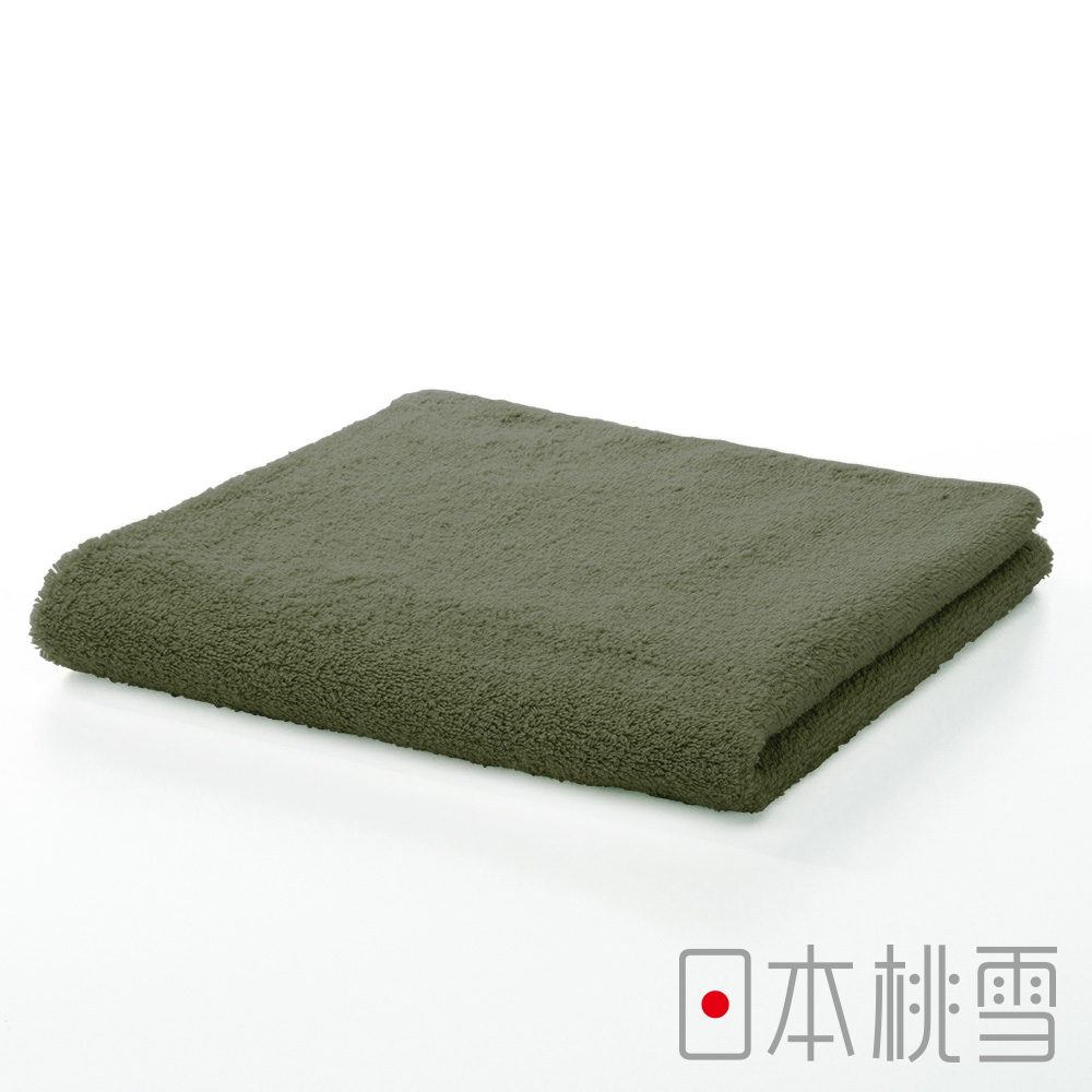 日本桃雪精梳棉飯店毛巾(苔綠)