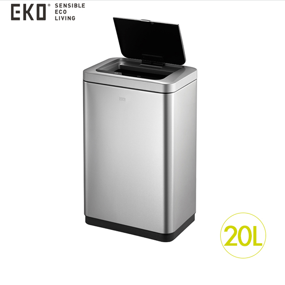 EKO 倩影 感應環境桶 20L 砂鋼 EK9233MT-20L(HG1654)
