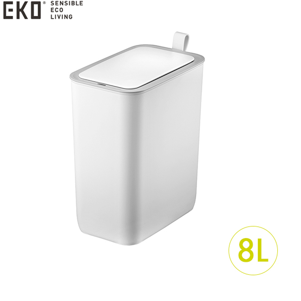EKO 莫蘭 智慧感應環境桶8L 白 EK6287P-WH-8L(HG1655WH)