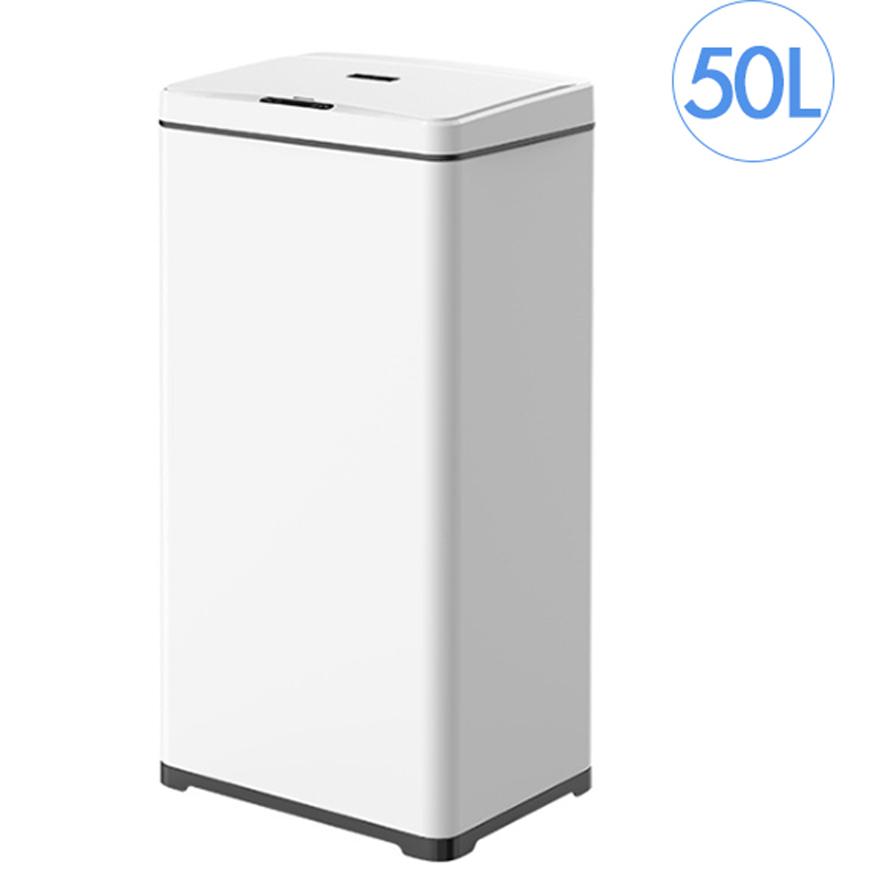 HINA 大容量智能環境桶垃圾桶 50L 白 HN-ZS02-50W(HG1670WH)