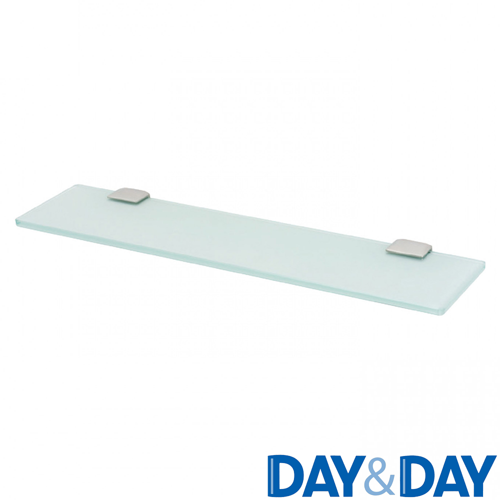 DAY&DAY 霧面強化玻璃平台(304不鏽鋼夾具) 600x145mm