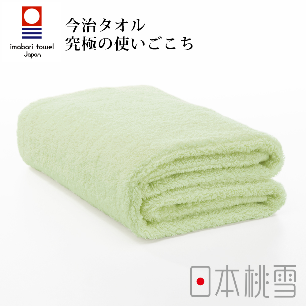 日本桃雪今治超長棉浴巾(萊姆綠)