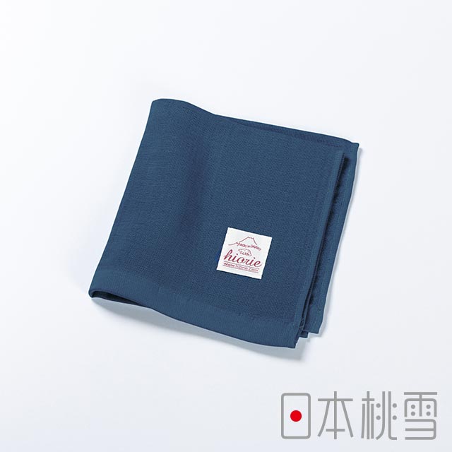 日本桃雪大人風紗布方巾 (牛津藍)