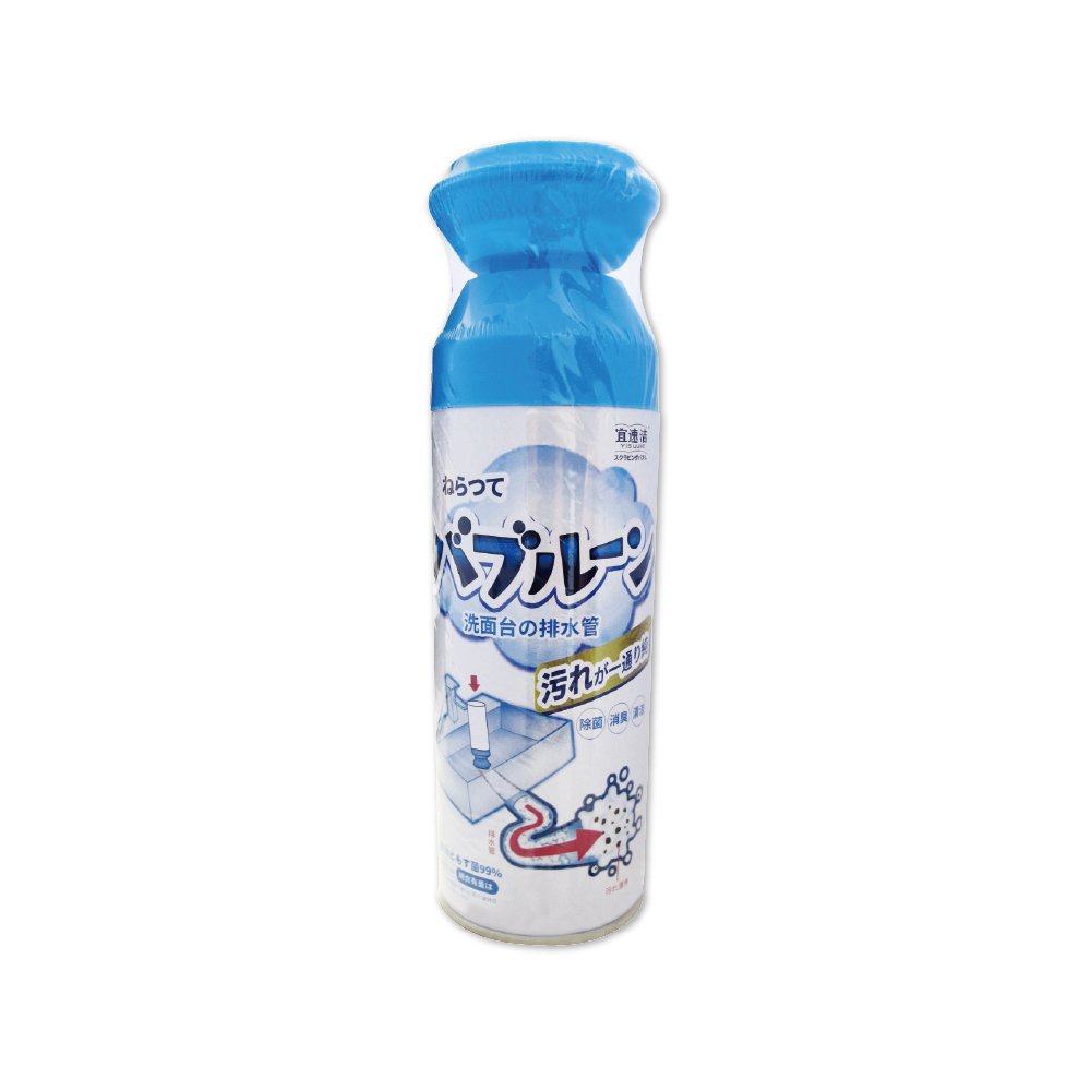 日本Clean-寬口藍蓋瞬壓倒噴水管疏通泡沫清潔劑500ml/瓶