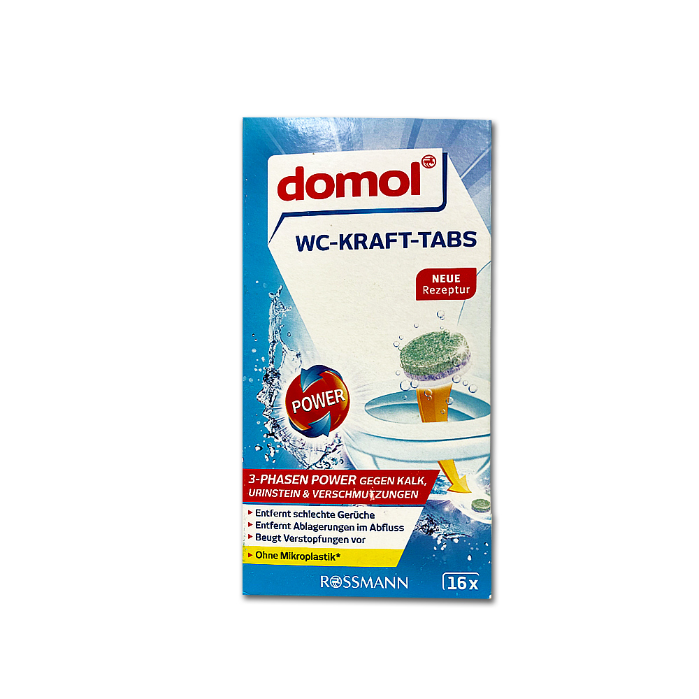 德國Domol-強力消臭馬桶清潔錠20gx16顆/新藍盒