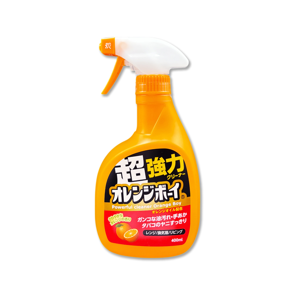 日本第一石鹼-Orange Boy強力橘油萬用泡沫噴霧清潔劑400ml/橘瓶