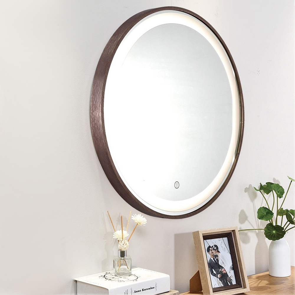 H&R安室家 80cm里昂LED燈 掛鏡/浴鏡ZA0202( 觸控開關 可調色溫亮度)