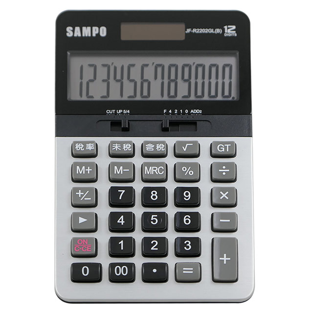 SAMPO聲寶12位元稅率電子計算機 JF-R2202GL