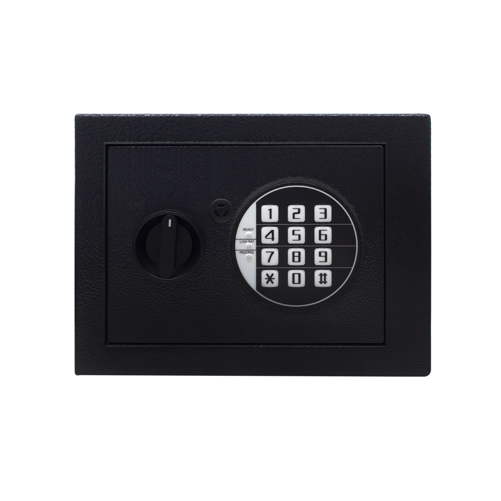 巧能 QNN 密碼/鑰匙電子保險箱/櫃(MINI-17B)(17(高)x23(寬)x17(深)cm)