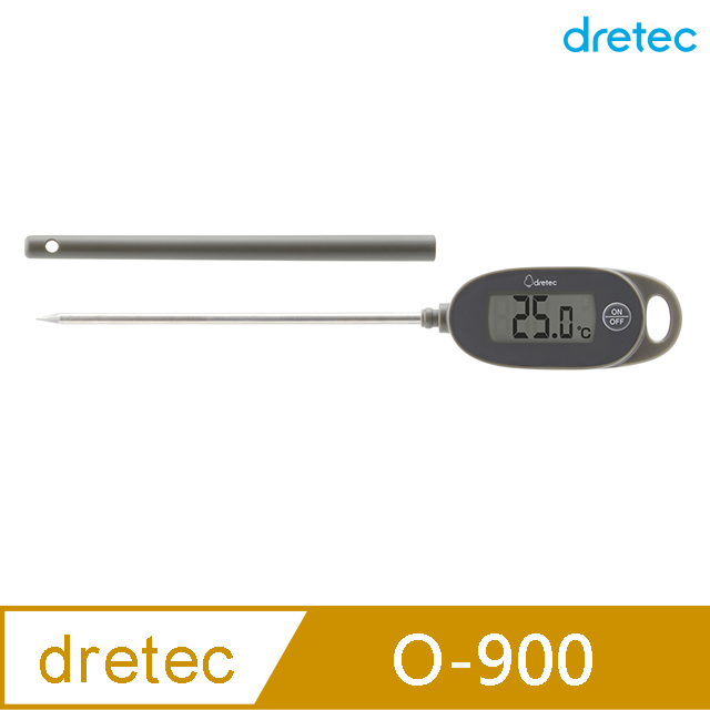 【DRETEC】日本 Dretec 烹飪 烘培 食物 料理 電子溫度計 IPX4防水 測油溫 測水溫 O-900