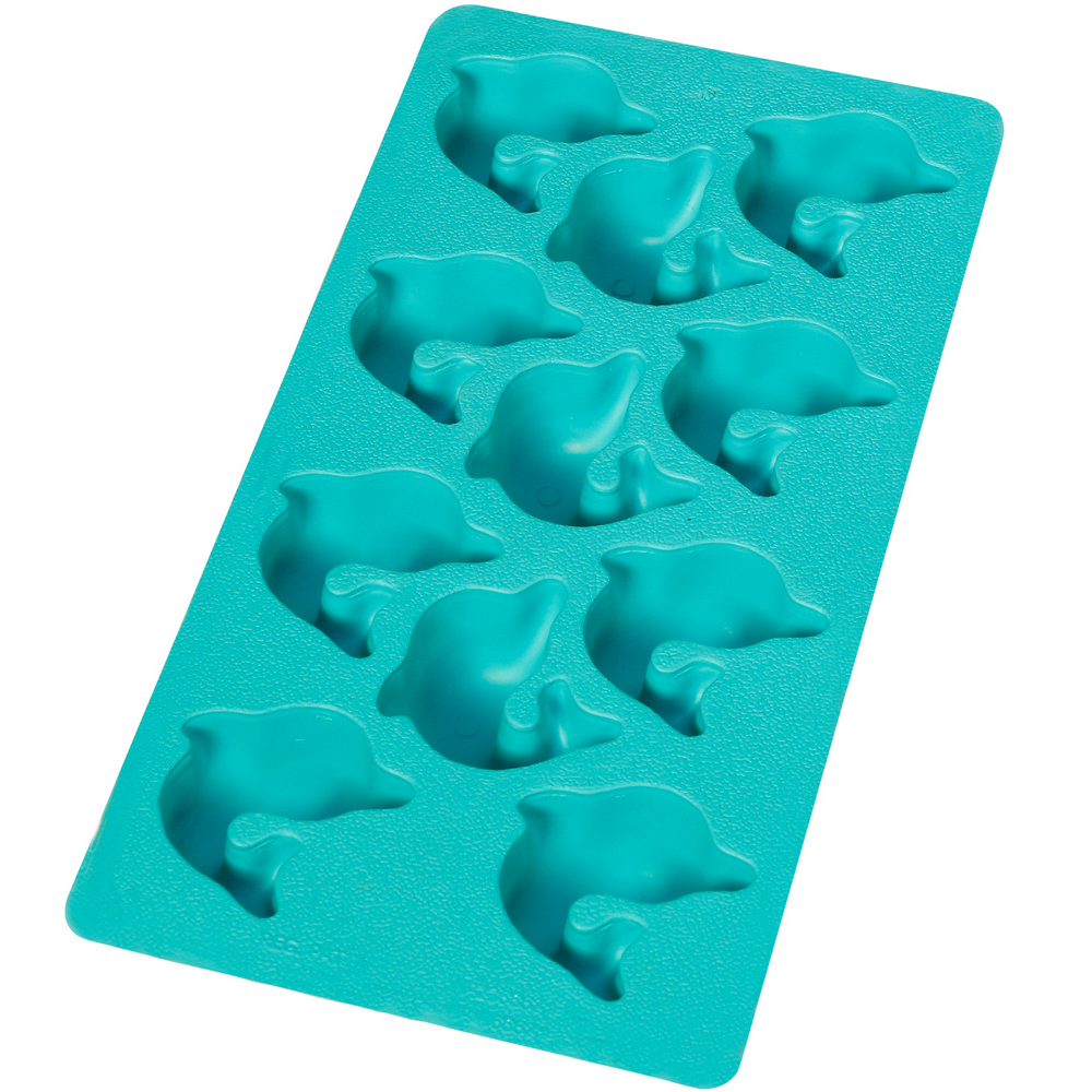 LEKUE 11格海豚製冰盒(湖綠)
