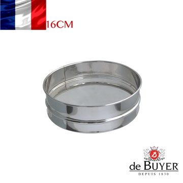 法國【de Buyer】畢耶烘焙 不鏽鋼烘焙粉篩網16cm