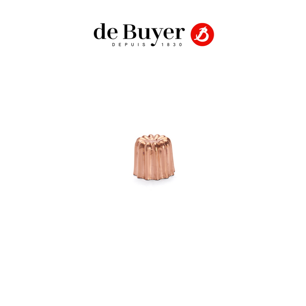 de Buyer法國畢耶 頂級可麗露銅模4.5cm