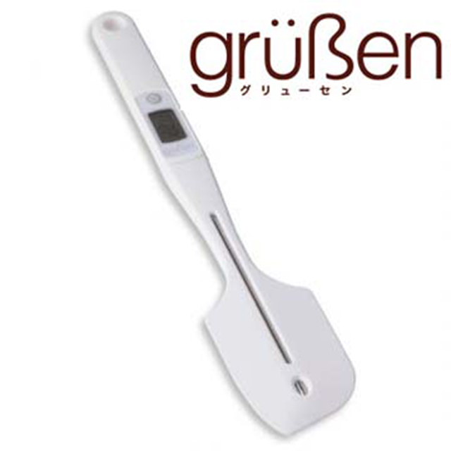 日本GRUBEN矽膠刮刀電子溫度計