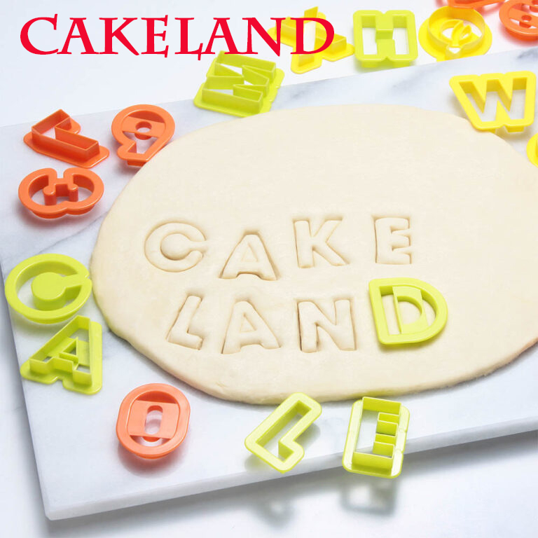 日本CAKELAND可愛英文字母數字餅乾模