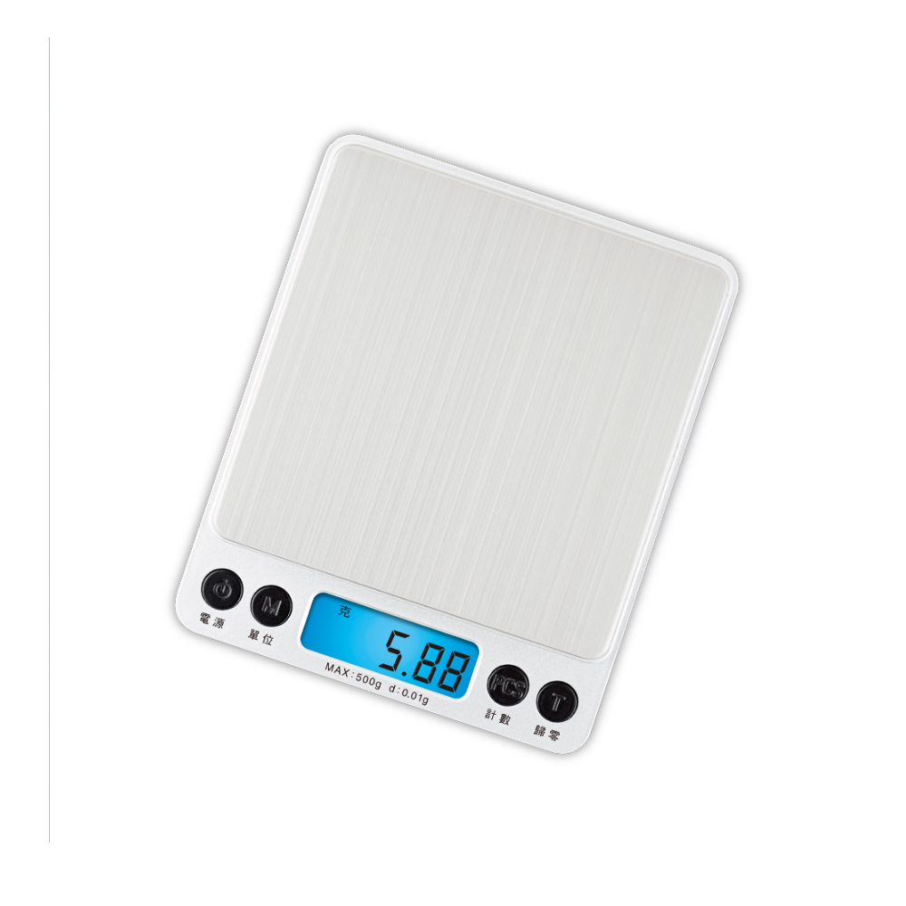 【聖岡科技Dr.AV】RD-81A鴻龍 超精準0.01g大秤盤 超微量 電子秤0.05-500g(不鏽鋼秤盤 微型秤)