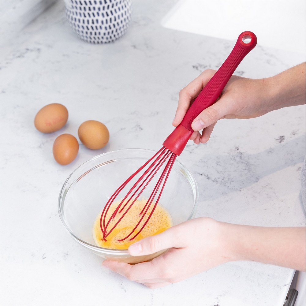 Colourworks 矽膠打蛋器(紅32cm)