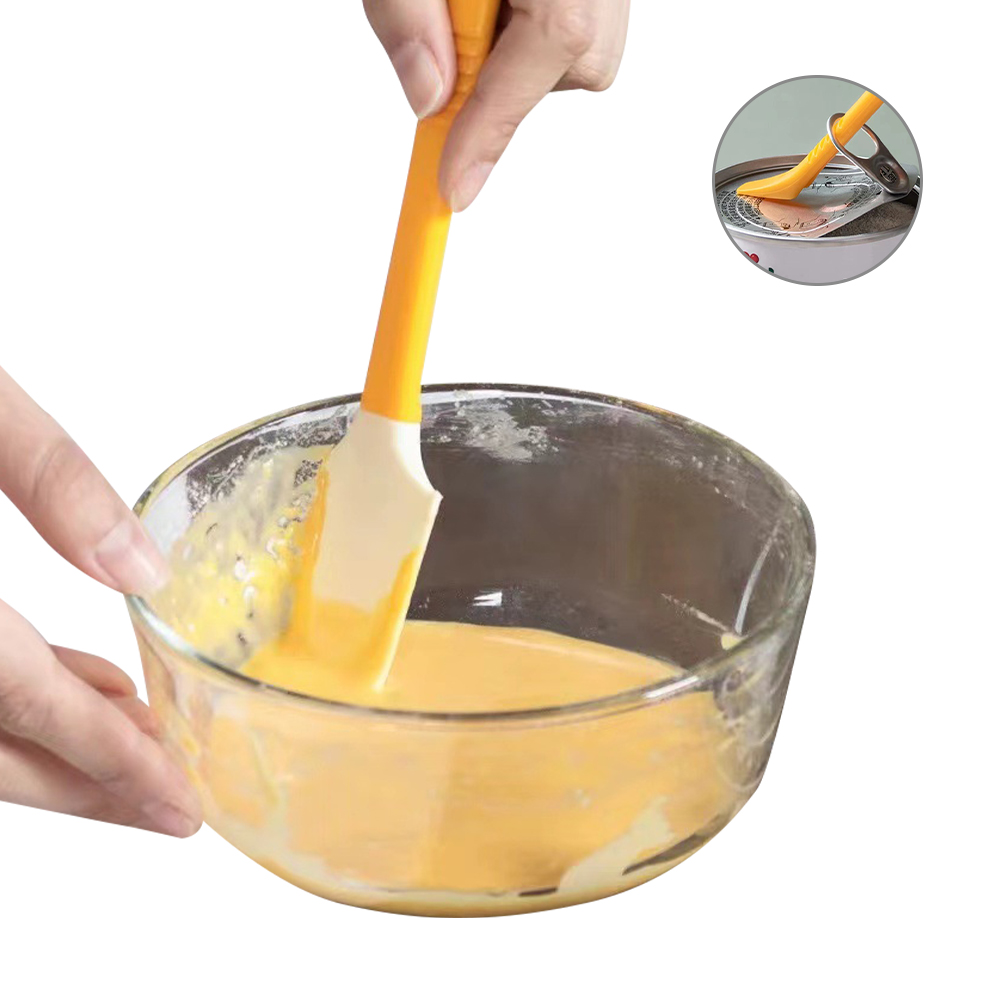 【Mesenfants】日本奶油抹刀 矽膠長柄刮刀 果醬刀