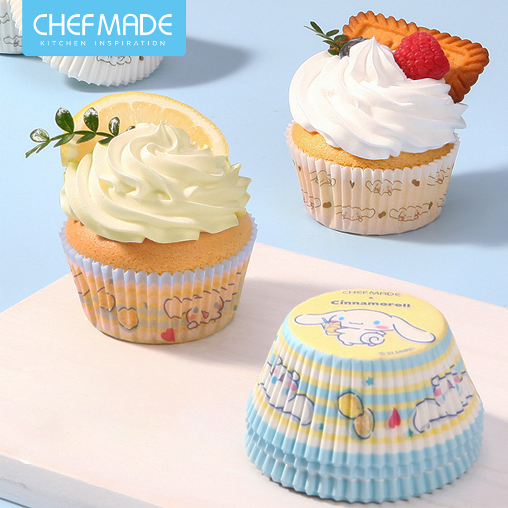 【美國Chefmade】大耳狗造型 杯子蛋糕 馬芬耐熱烘焙模-100入(CM089)