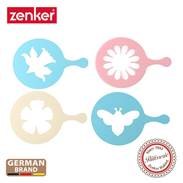 德國Zenker 大自然造型蛋糕裝飾模具四件組