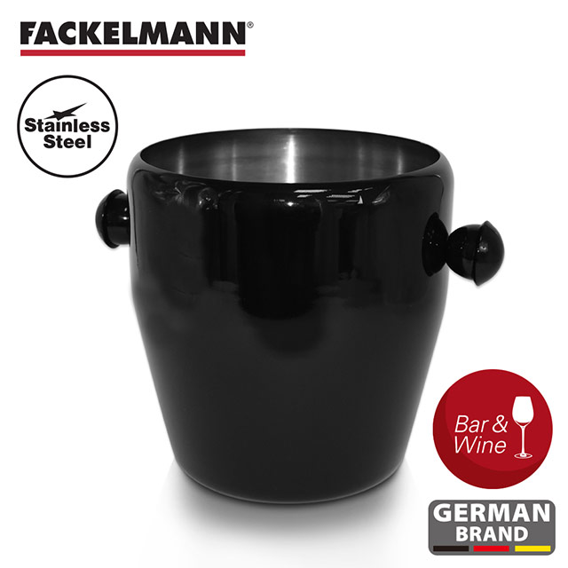 德國Fackelmann 黑金系列不鏽鋼冰桶