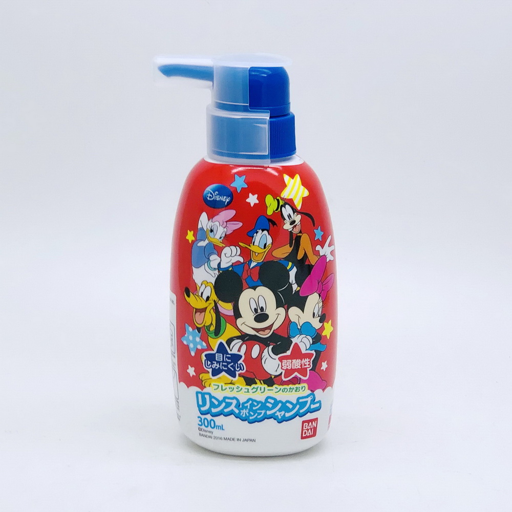 日本製 BANDAI 迪士尼 Disney 多角色 兒童洗髮精300ml(1617)