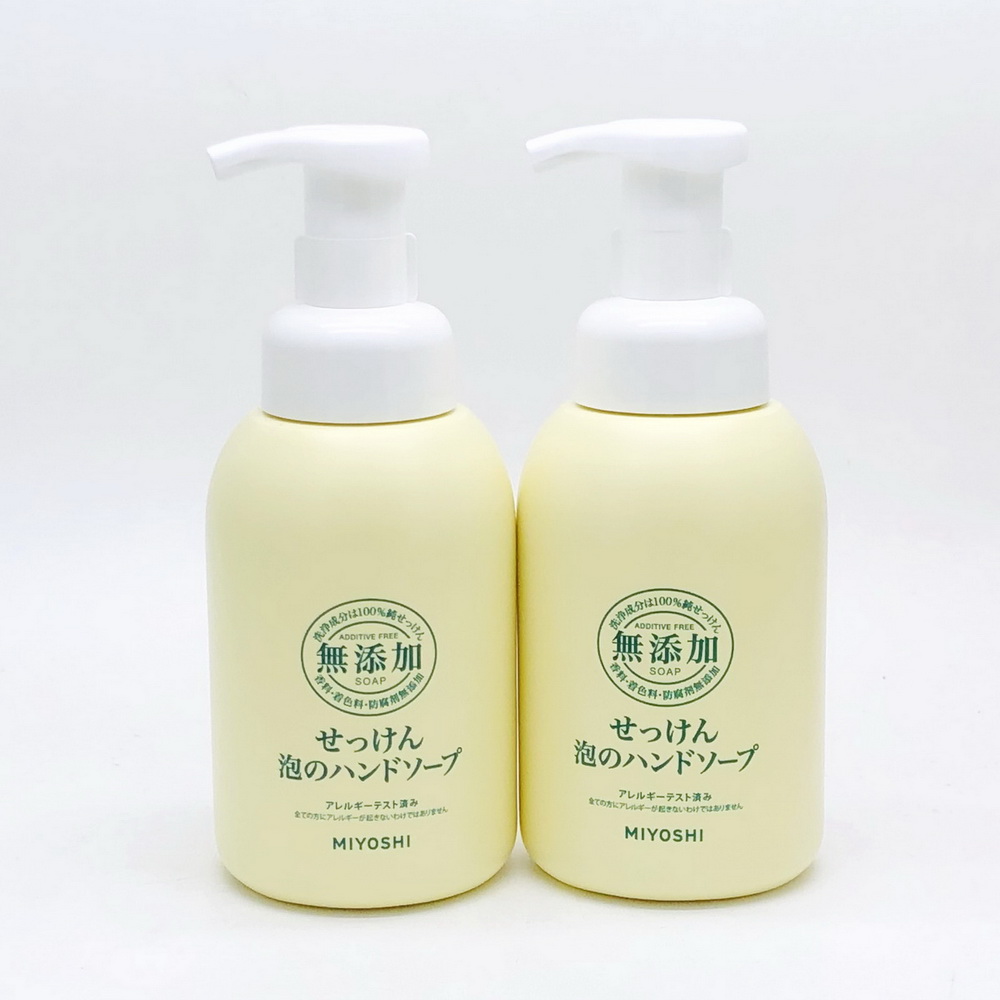日本製 Miyoshi 石鹼 無添加肥皂泡沫洗手乳350ml-2入(0607)