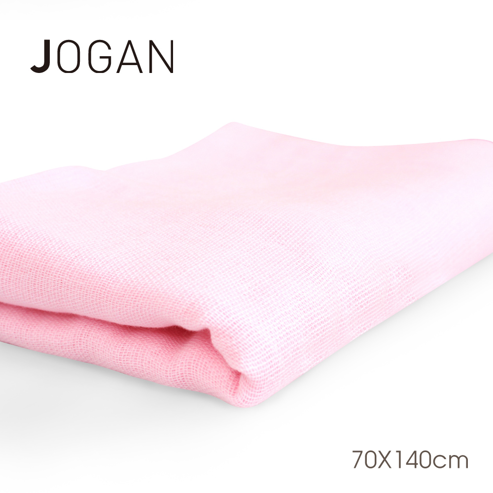 OVLOV 三層紗布素色大浴巾-粉/日本寶寶嬰兒被單包巾涼被毛巾