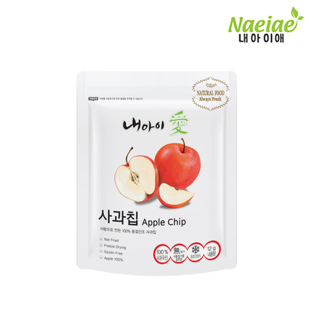 Naeiae韓國幼兒水果片-蘋果片12g(建議7個月以上適吃)