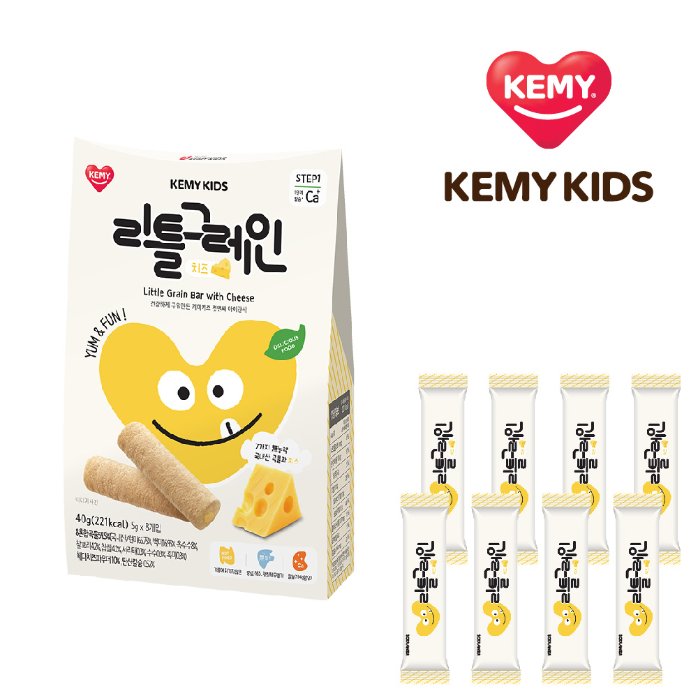 韓國【KEMY KIDS】貪吃凱米穀物小捲心 起司(40g)