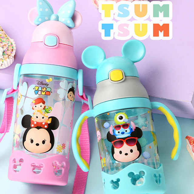 【優貝選】迪士尼 TSUM TSUM系列 兒童吸管水壺