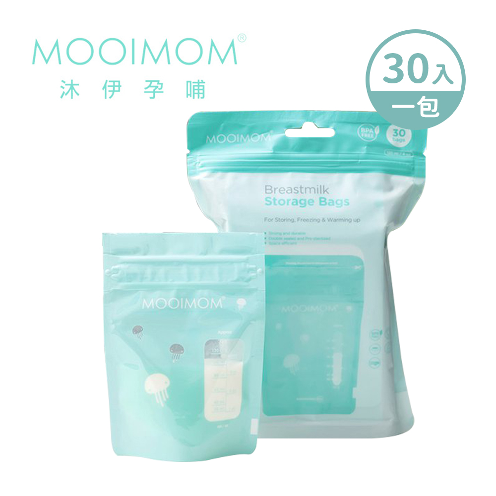 MOOIMOM 沐伊孕哺 站立式母乳儲存袋-120ml (30入)