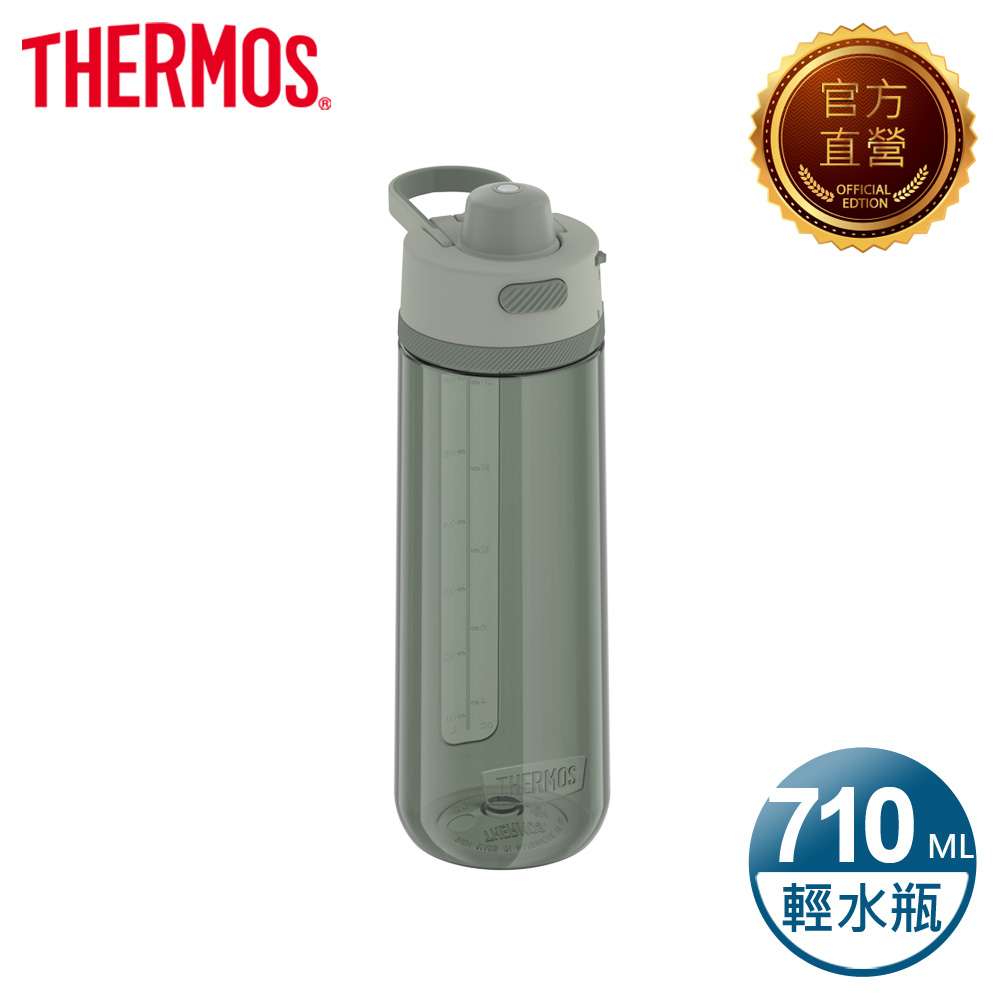 【THERMOS 膳魔師】彈蓋輕水瓶710ml-綠色(TP4329GR)
